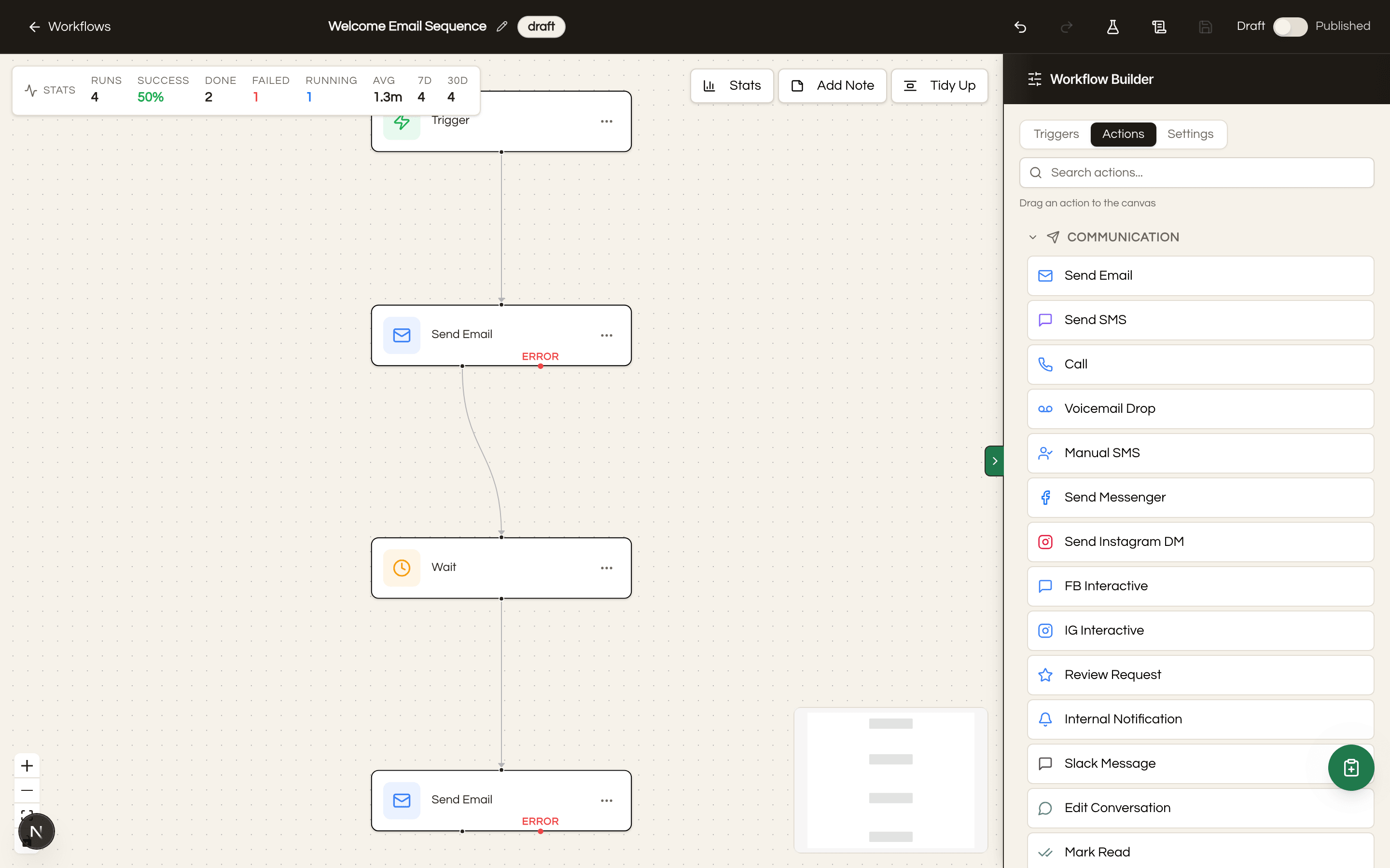 A real screenshot of the Seedly CRM you own